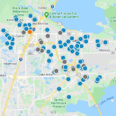 Sanford Interactive Real Estate Map Search