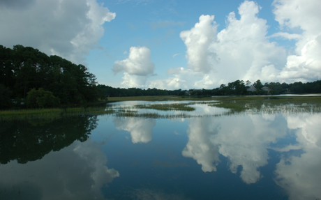 Tidal marsh view on Hilton Head Island in the SC Lowcountry