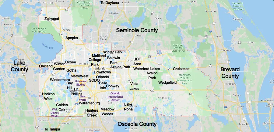 Orange County Community Map