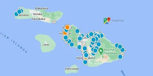 Maui Real Estate Map Search