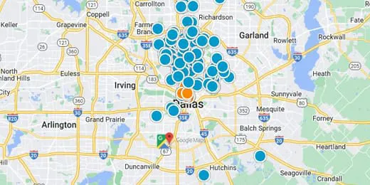 Dallas Real Estate Map Search