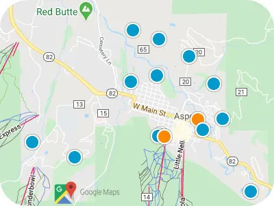 Aspen & Snowmass Real Estate Map Search