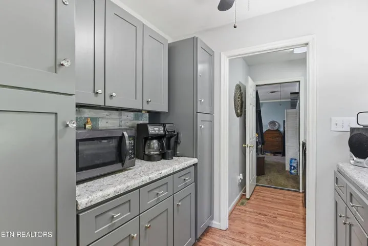 Second view of the kitchen cabinetry
