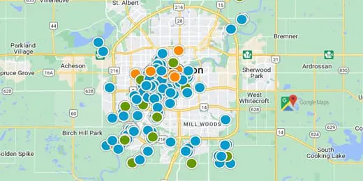 Edmonton Real Estate Map Search
