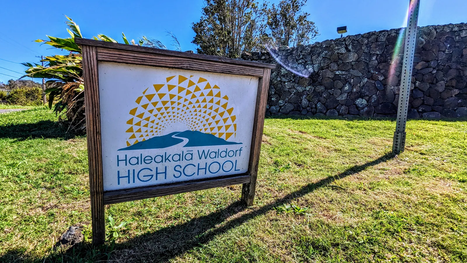 haleakala waldorf high school sign