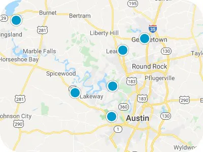 Greater Central Texas Real Estate Map Search