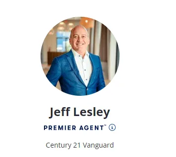 Jeff Lesley Zillow Premier Agent, Century 21 Vanguard