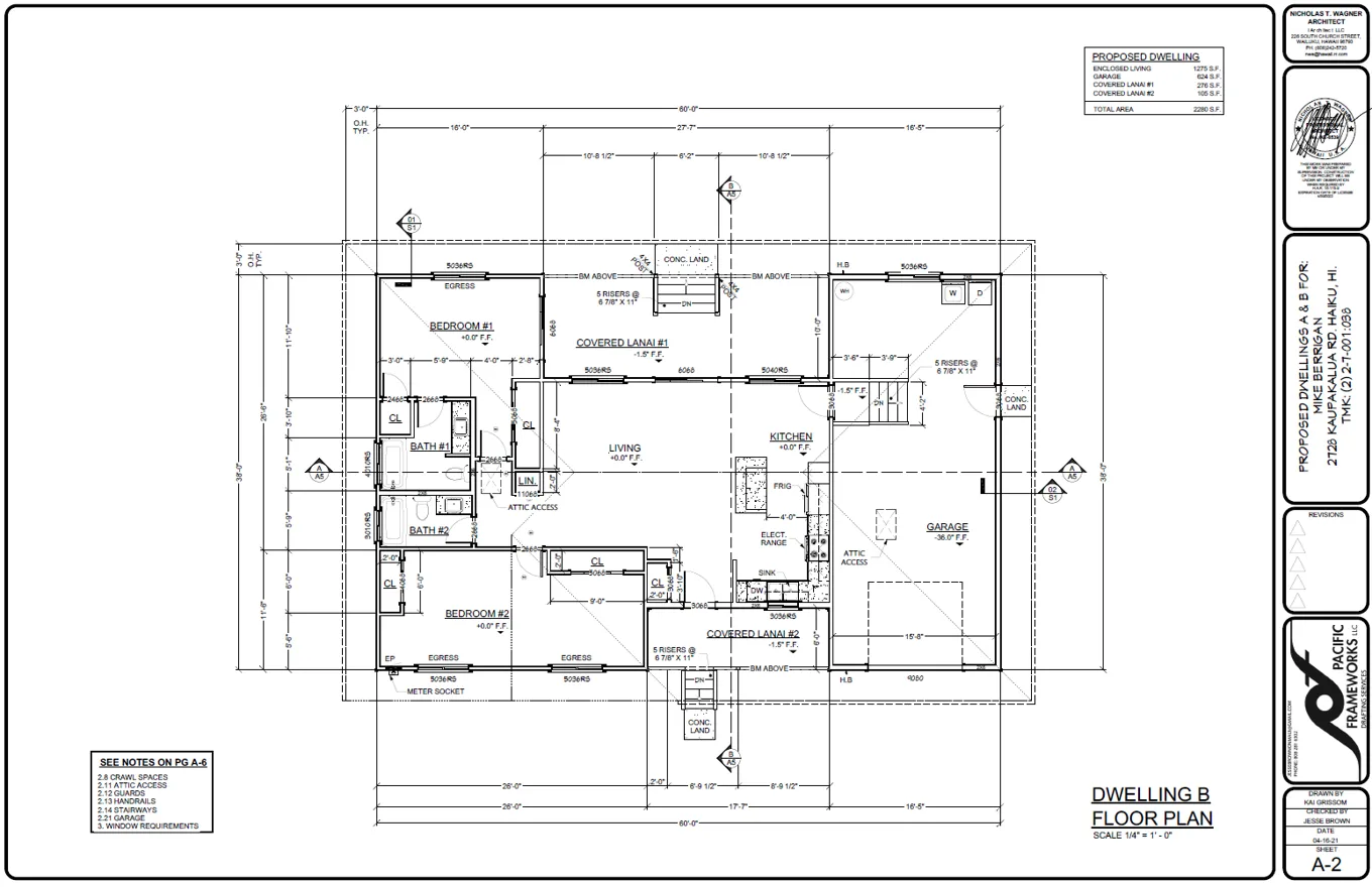 Floor Plan Dwelling B