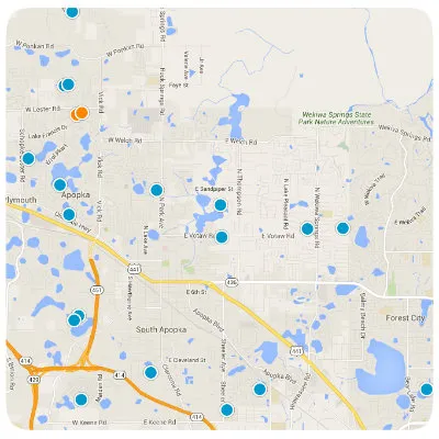 Apopka Interactive Real Estate Map Search