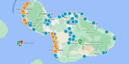 Maui Real Estate Map Search