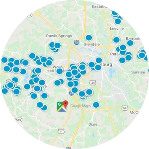 South Central Mississippi Real Estate Map Search