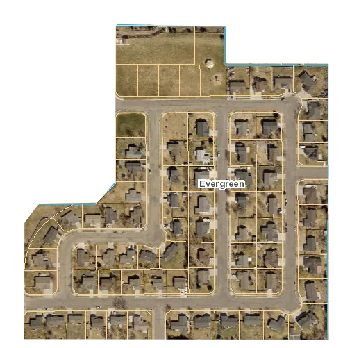 Evergreen Subdivision in Rexburg