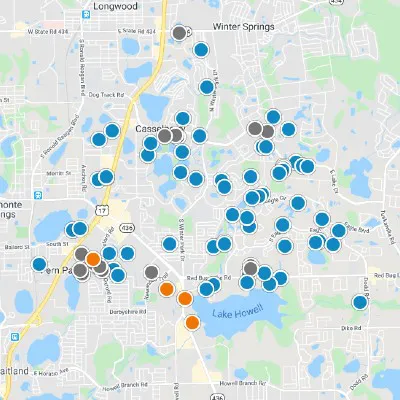 Casselberry Interactive Real Estate Map Search