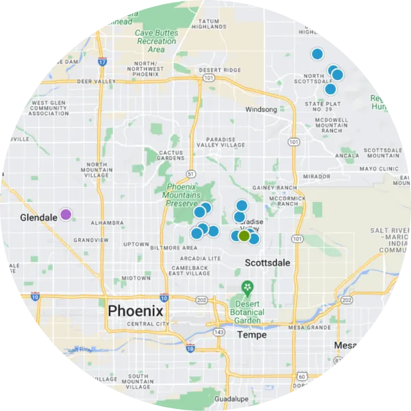 Interactive Map Search