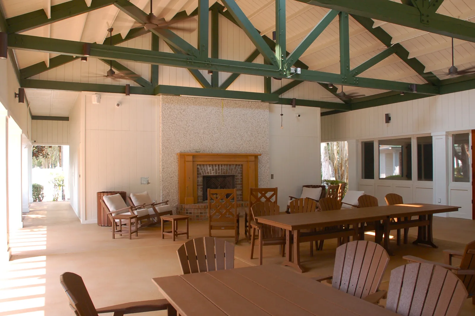 Community gathering area at Westbury Park in Bluffton, SC