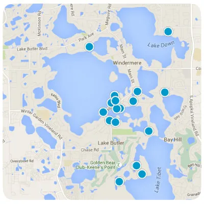 Dr Phillips Interactive Real Estate Map Search