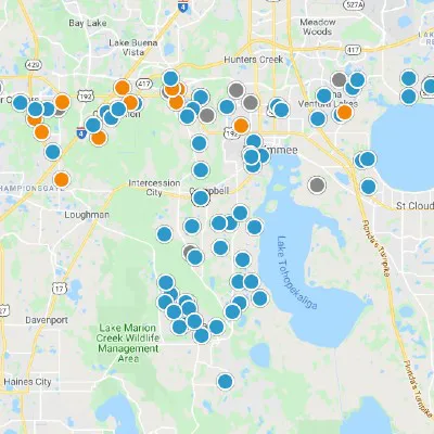 Kissimmee Interactive Real Estate Map Search