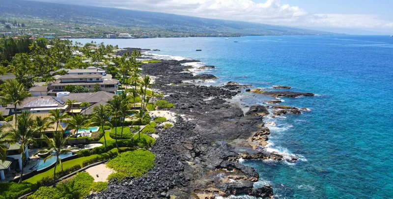 Kona coastline
