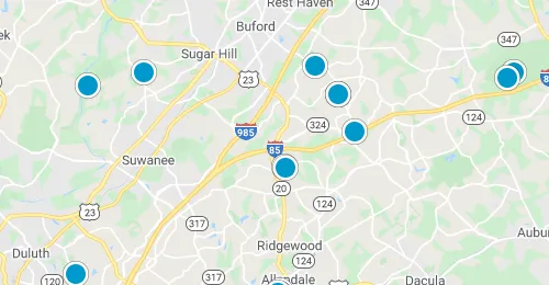 Northeast Georgia Real Estate Map Search