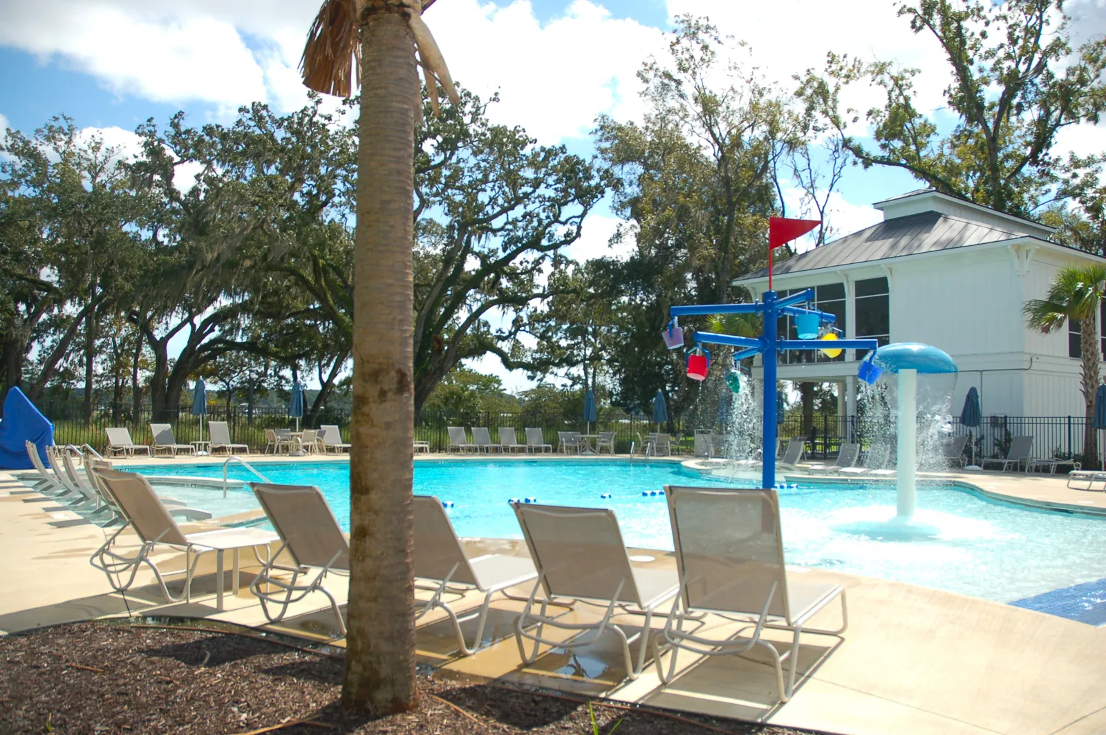 Swimming pool at the Malind Bluff amenity center
