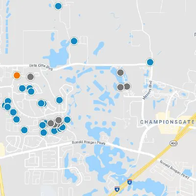 Champions Gate Interactive Real Estate Map Search