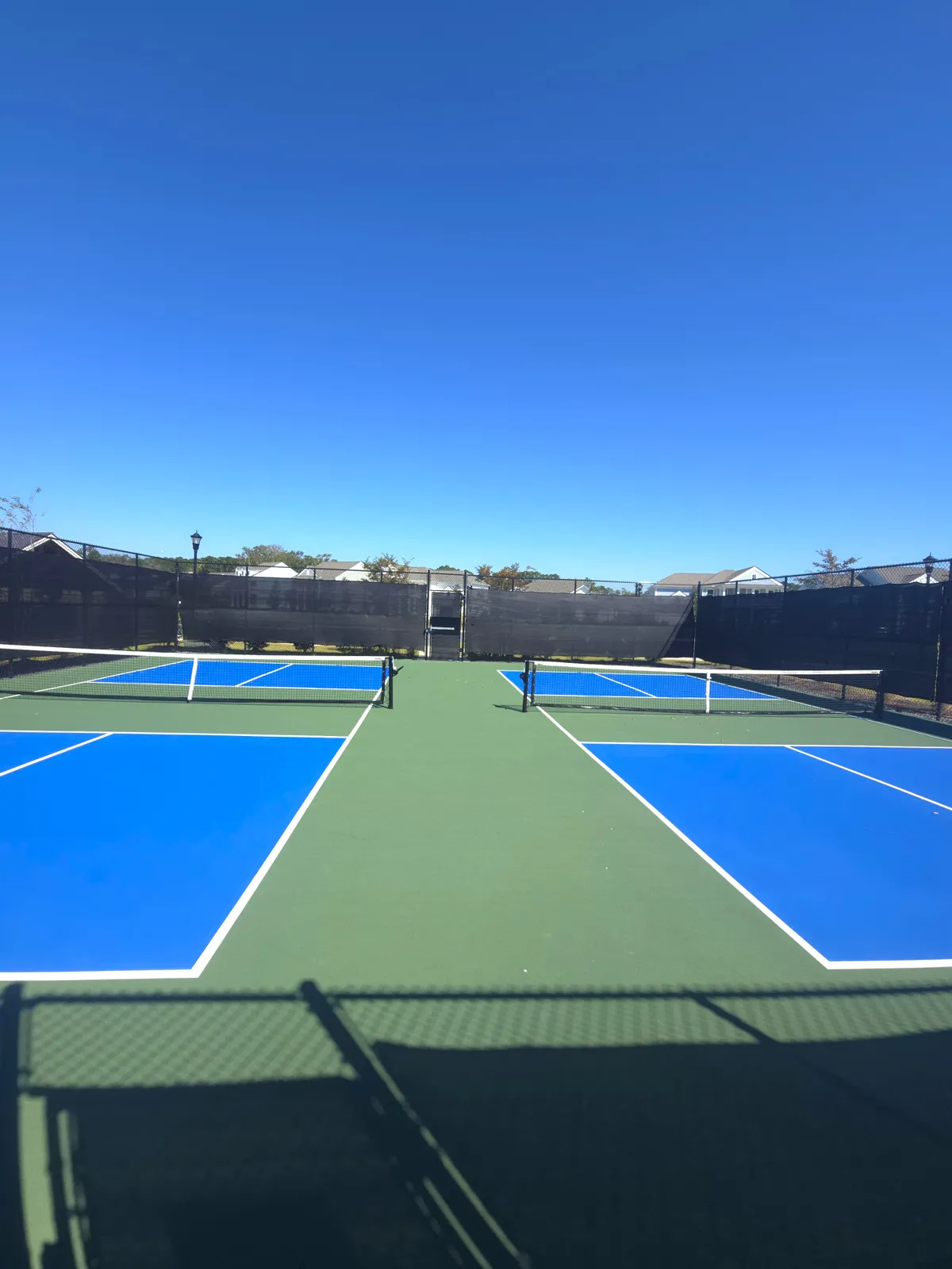 Pickleball courts at Midpoint at New Riverside in Bluffton SC