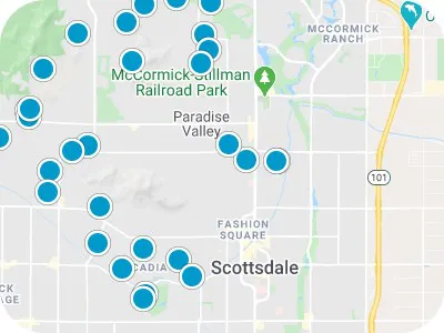 East Valley Real Estate Map Search