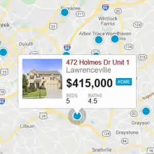 Interactive Map Search