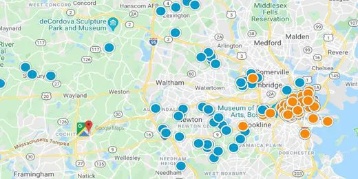 Massachusetts Real Estate Map Search