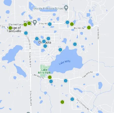 Chuluota Interactive Real Estate Map Search