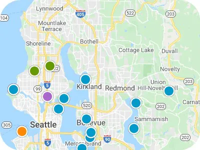 Interactive Map Search