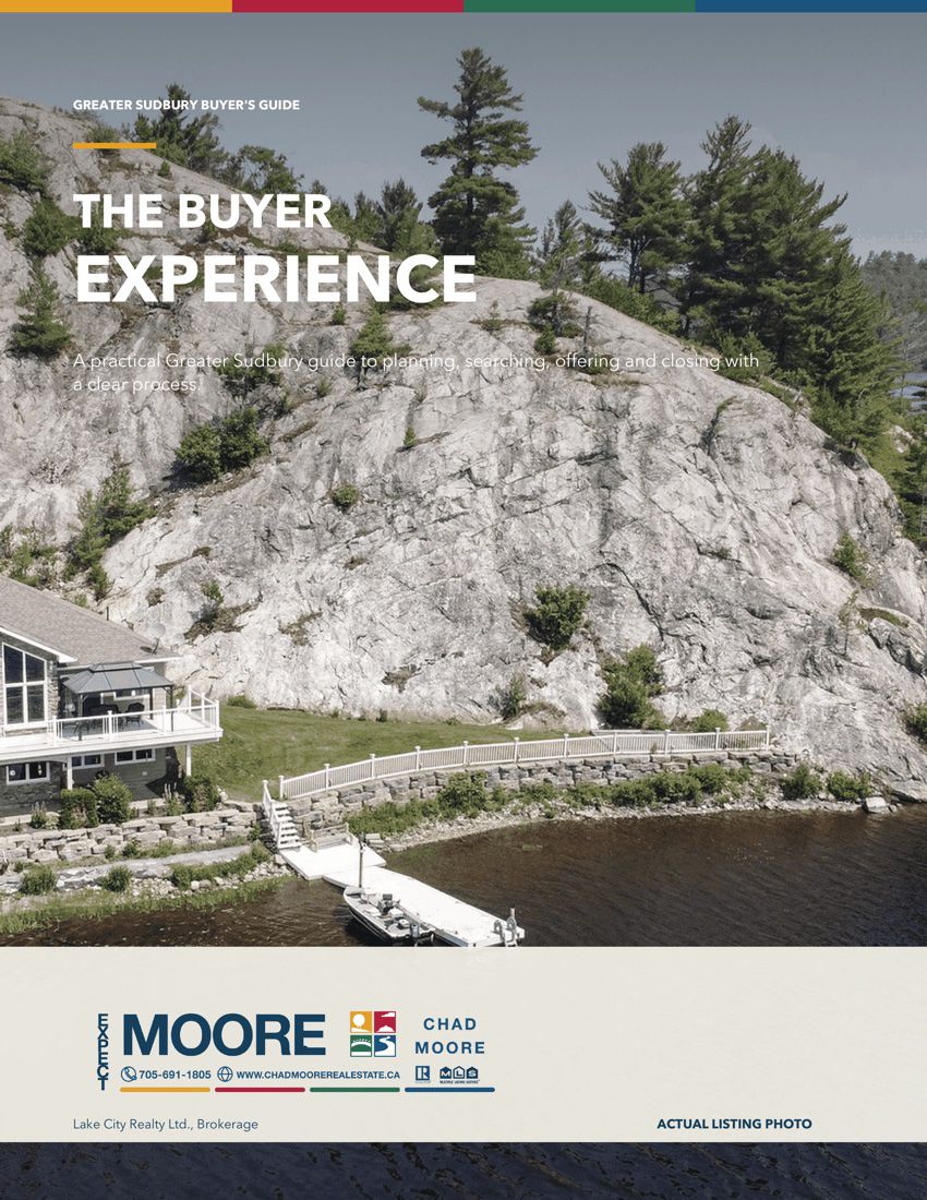 Cover of The Buyer Experience guide for Greater Sudbury