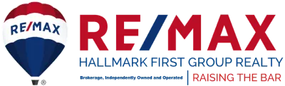 RE/MAX Hallmark First Group Realty Logo