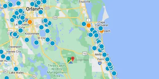 Cocoa Beach Real Estate Map Search