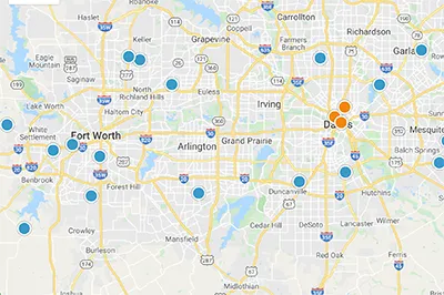 Interactive Map Search