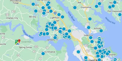 Williamsburg Real Estate Map Search