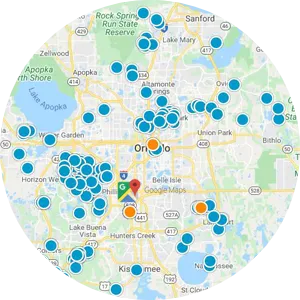 Interactive Map Search