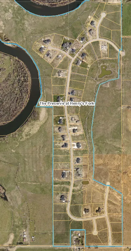 The Preserve Subdivision in Rexburg
