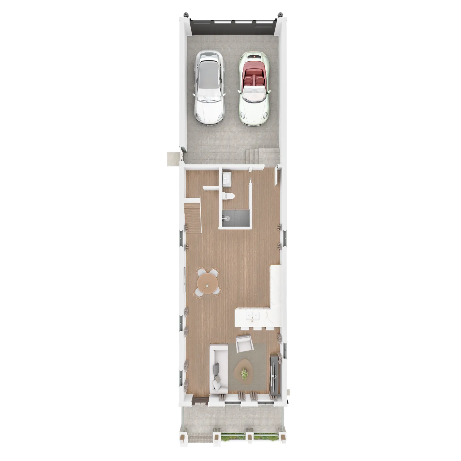 1819 E 5th Avenue conceptual Level 1 floor plan