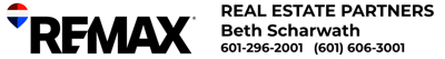 Beth Scharwath REMAX Real Estate Partners Logo