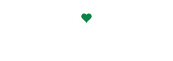 Cambern Homes logo in white with filigree above the words surrounding a white house with a small heart in the center