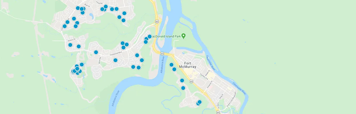 Fort McMurray Real Estate Map Search