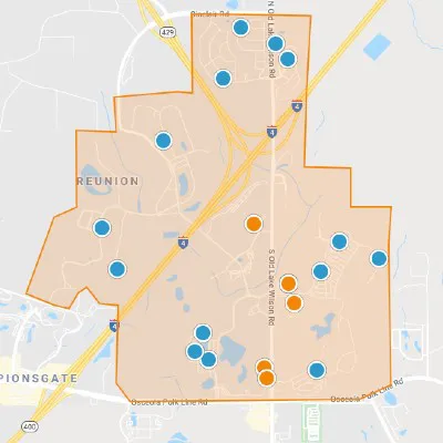 Reunion Resort Interactive Real Estate Map Search