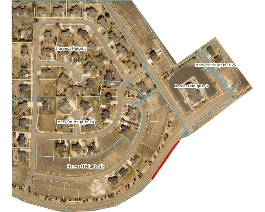 Harvest Heights Subdivision in Rexburg