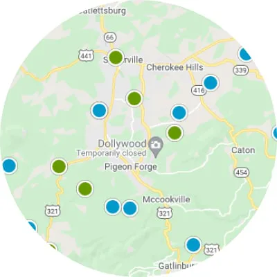 Interactive Map Search
