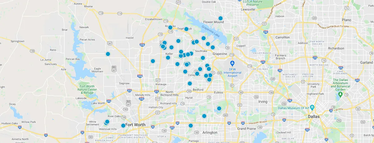 Interactive Map Search