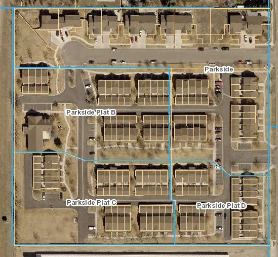 Parkside Townhomes Subdivision in Rexburg