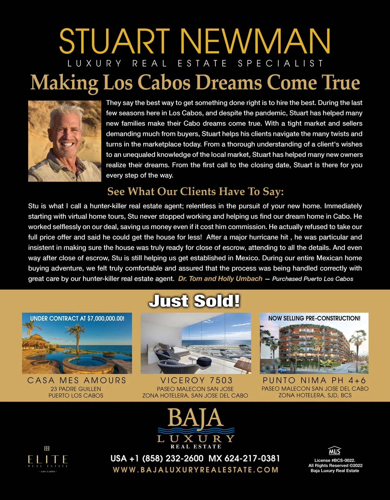 stuart newman - los cabos real estate agent