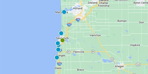 South West Michigan Real Estate Map Search