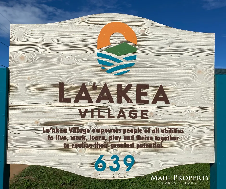 La'akea Village Sign
